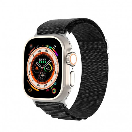 Dux Ducis Apple DUX DUCIS strap GS nylon for Apple Watch 42 / 44 / 45 / 49 mm black Silver