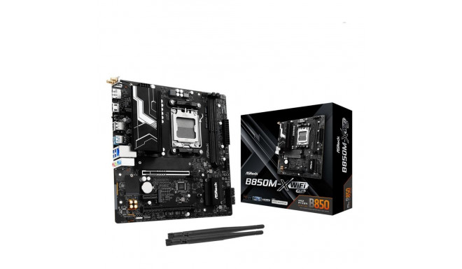 Asrock Mainboard||AMD B850|SAM5|Micro-ATX|Memory DDR5|Memory slots 2|B850M-XWIFIR2.0