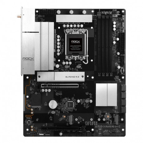 Asrock Mainboard||B860 Rock WiFi 7|Intel B860|LGA 1851 (Socket V1)|ATX|RAM DDR5-SDRAM|4xSlots|Wi-Fi 