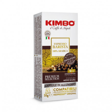 Barista Napoli Alu KIMBO kohvikapslid, 10 × 5,5 g