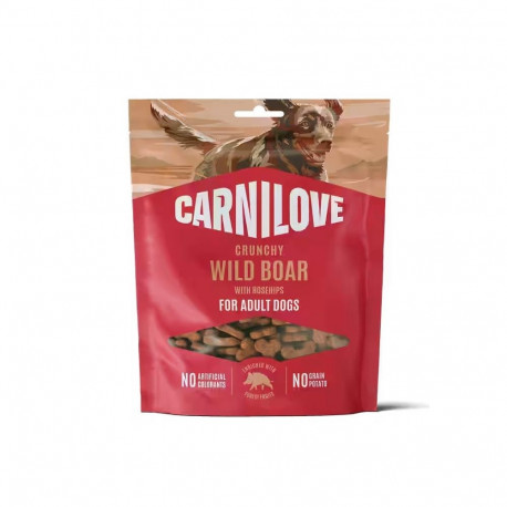CARNILOVE Crunchy Wild boar with rosehips - dog treat - 200g