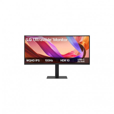 LG 34" 21:9 UltraWide WQHD (3440x1440) IPS Monitor HDR10 with sRGB 99% (Typ.), All-in-one USB-C Conn