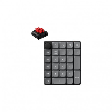 KEYCHRON K0 Max - Milk POM Red - Wireless Numpad Keyboard