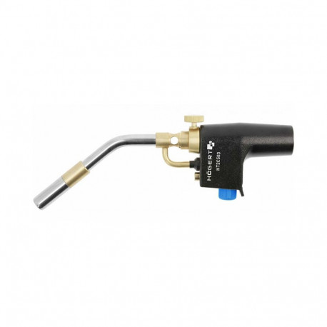 Hogert HT2C503 turbo propane gas burner, 2kW, 360°, 2800°C, piezo ignition, G1"(F), G7/16"