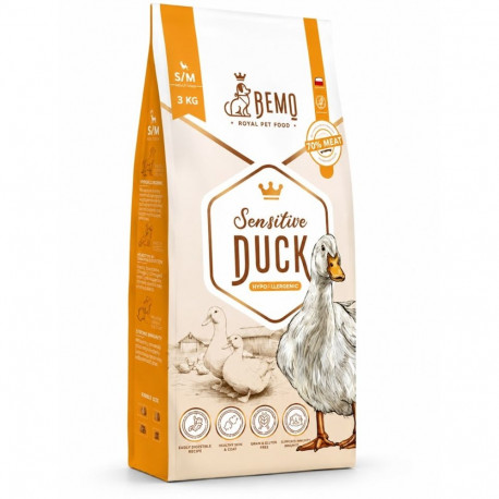 BEMO kuiv koeratoit tundlikule seedimisele, part, väikestele/keskmistele koertele, monoproteiin 3kg