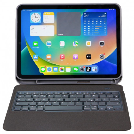 Õhuke klaviatuur 2 iPad 10.9" (10. Gen.) Bluetooth saksa, hall