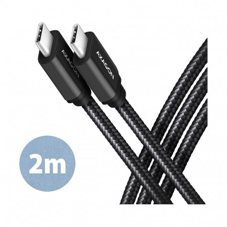 AXAGON kaabel BUCM3-CM20AB USB-C 3.2 Gen 1 – USB-C 3.2 Gen 1, 2m, must