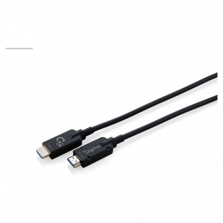 "DIGITUS HDMI AOC Glasfaserkabel gepanzert UHD 8K 20m schwarz"