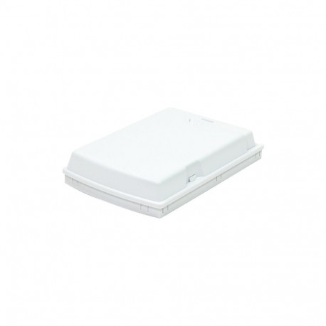 "FTTH termination box, 2 ports, white"