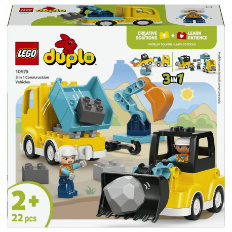 "LEGO DUPLO 10475 Baufahrzeuge 3-in-1-Set"