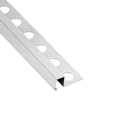 Alumiiniumist U-profiil R10x10mm/2.6m matt valge