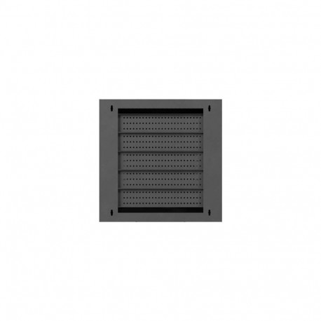 TPR 10" INSTALLATION ENCLOSURE WITH MESH PLATE 400X400X140 BLACK LANBERG (ASSEMBLED)