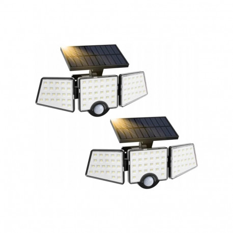 LEPRO 640003-DW-a-2 Solar Street Light with Motion and Twilight Sensors (2-pack)