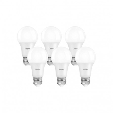 LED bulb LEPRO 100092-WW-EU-6 A60 E27 7W 800lm 2700K dimmable class E 6pcs