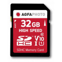 AgfaPhoto memory card SDHC 32GB C10 UHS (opened package)