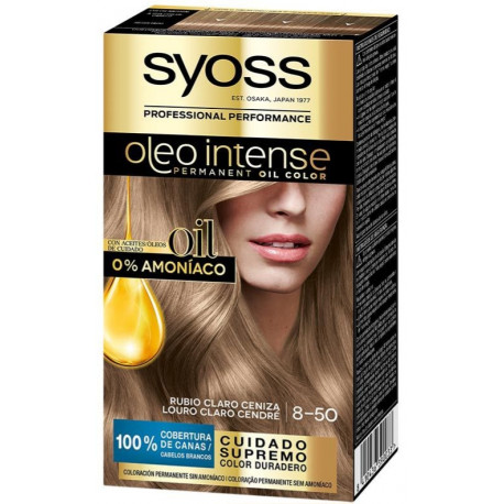 Syoss juuksevärv Oleo Intense 8.50 Ash Blonde (avatud pakend)
