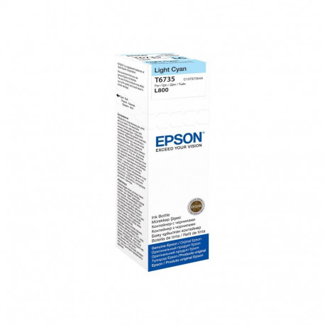 EPSON T6735 Ink bottle 70ml Ink Cartridge, Light Cyan