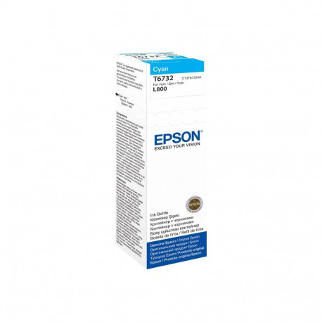 EPSON T6732 Ink bottle 70ml Ink Cartridge, Cyan