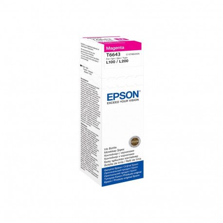 EPSON T6643 Ink bottle 70ml Ink Cartridge, Magenta