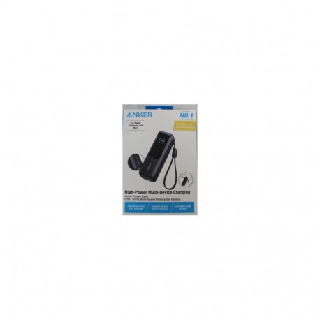 Anker SALE OUT. | Zolo Powerbank | A1695H11 | 25000 mAh | Built-In USB-C and Retractable Cable) | Gr