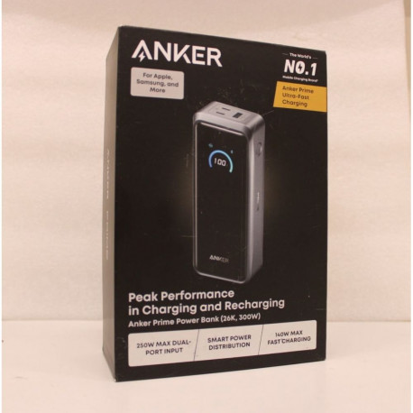 Anker SALE OUT. Prime power bank - USB, 2 x USB-C - 300 Watt | 26250 mAh | Black | DEMO