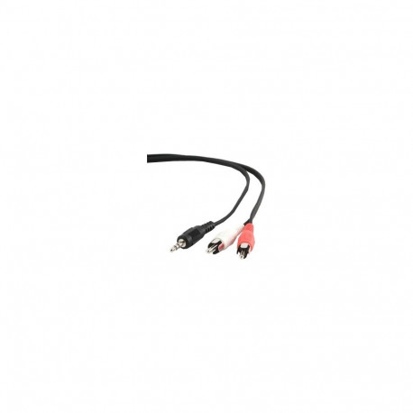 Cablexpert 2.5m, 3.5mm/2xRCA, M/M 2.5 ", Black, Red, White