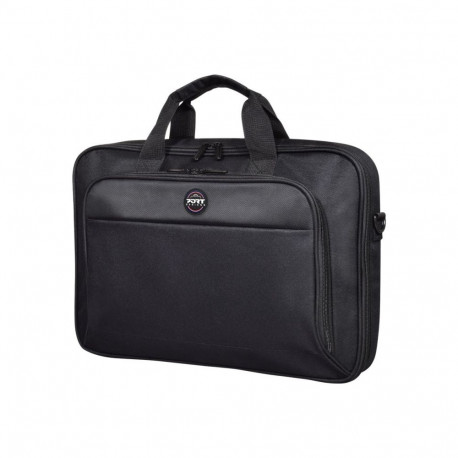 PORT DESIGNS HANOI II CLAMSHELL 105064 Fits up to size 15.6 ", Black, Shoulder strap, Messenger - Br