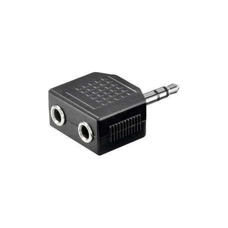 Goobay Headphone AUX adapter; 3.5 mm jack 1-to-2
