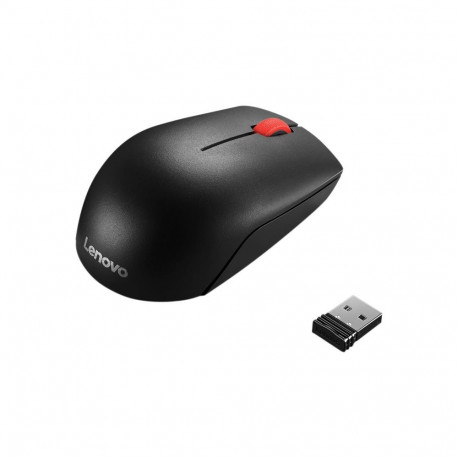 Lenovo Mouse Essential Compact Standard, Black, Wireless, Wireless connection