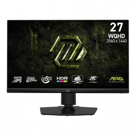 MSI LCD Monitor||27 "|2560 x 1440 pixels|Wide Quad HD|Native aspect ratio 16:9|LED|Flat|MAG272QPFE20