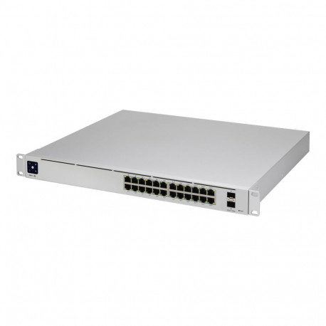 UBIQUITI akotuvas Networks USW-Pro-24-POE 24-port + 2xSFP+ 10 Gigabit Switch 16x PoE+ 8x POE++