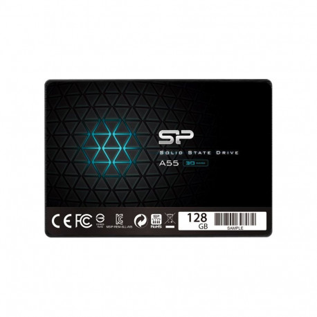 Silicon power A55 128 GB, SSD form factor 2.5", SSD interface SATA, Write speed 420 MB/s, Read speed