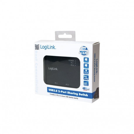 Logilink UA0216, USB 3.0 Switch 2-Port