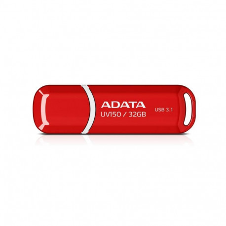 ADATA MEMORY DRIVE FLASH USB3.1 32GB/RED AUV150-32G-RRD