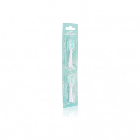ETA Toothbrush replacement for 0709 Heads, For adults, Number of brush heads included 2, White
