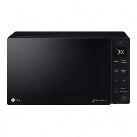 LG Microwave Oven MH6535GIS Free standing, 25 L, 1450 W, Grill, Black
