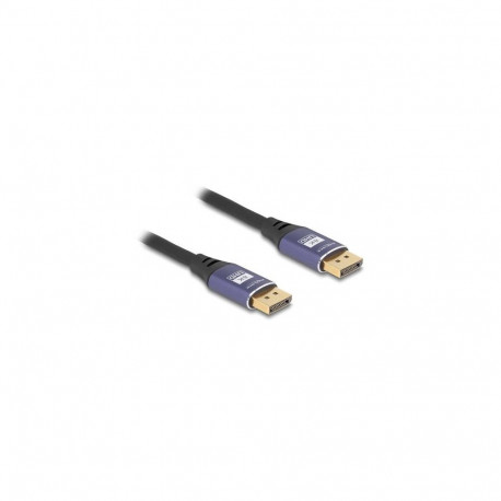 DeLOCK DisplayPort Cable 8K 60 Hz 2 m lila metal