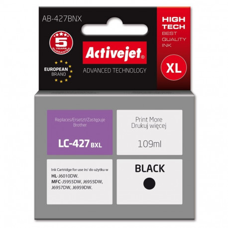 Ink Cartridge - Activejet AB-427BNX Supreme 109 ml Black