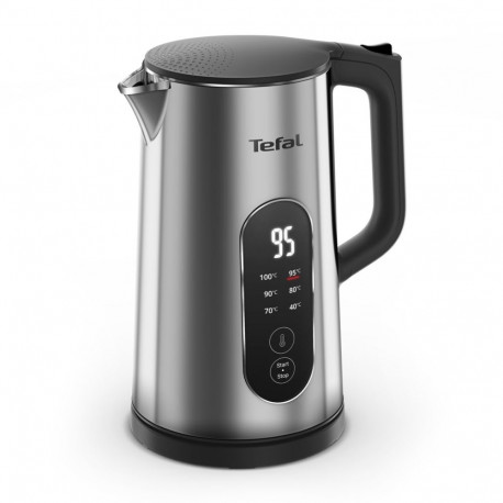 Tefal veekeetja Selection KI871DE0 1.7L 1500W roostevaba teras, must