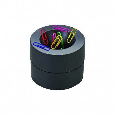 Magnetic clip holder plastic FOROFIS 57x70x70mm without clips (black)