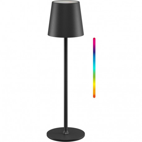 Goobay juhtmevaba LED-laualamp, suurus M, 38cm, RGBW, must
