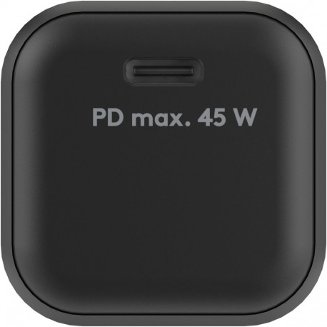 Goobay USB-C PD GaN kiirlaadija Nano 45W, must