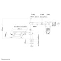 Neomounts monitorihoidik sülearvutihoidikuga FPMA-D550NOTEBOOK 10-32"