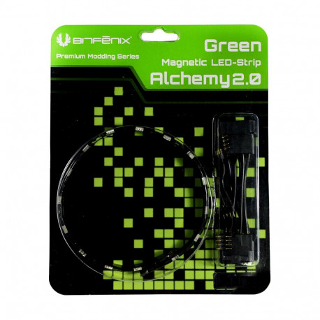 "BitFenix Alchemy 2.0 Magnetic LED-Strip - 12cm, 6 LEDs, grün"