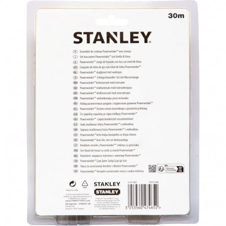 Stanley kriidinööri komplekt Power- Winnder 30m