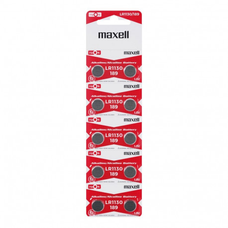 Maxell battery LR1130 10pcs blister (775010.00.CN)
