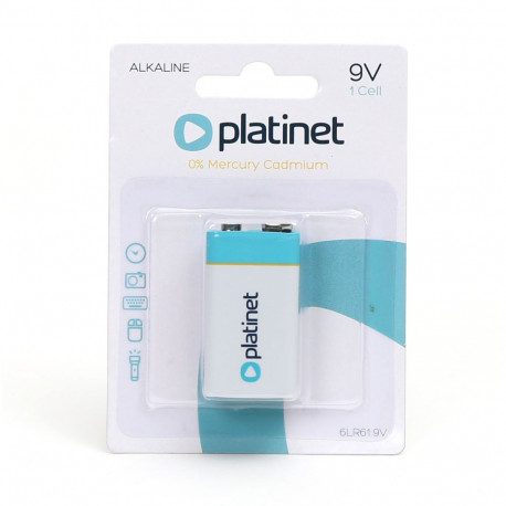 PLATINET BATTERY ALKALINE PRO 9V / 6LR61 BLISTER*1 [43734]