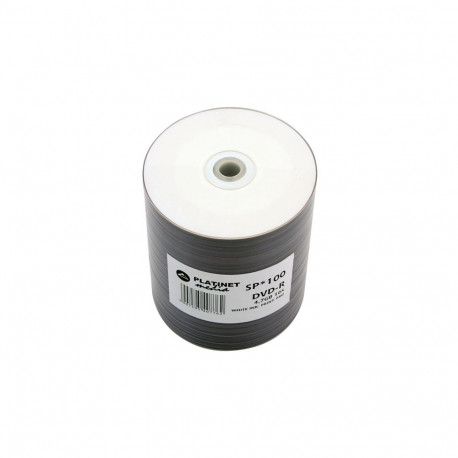 PLATINET DVD-R 4,7GB 16X WHITE FF INK. PRINTABLE PRO SP*100 [41012]