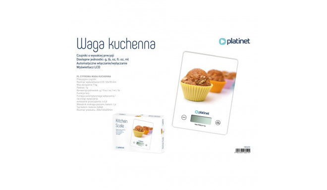PLATINET KITCHEN SCALE MUFFIN