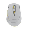 OMEGA MOUSE WIRELESS SILENT RECHARGEABLE TYPE C LIME GREY [46037]
